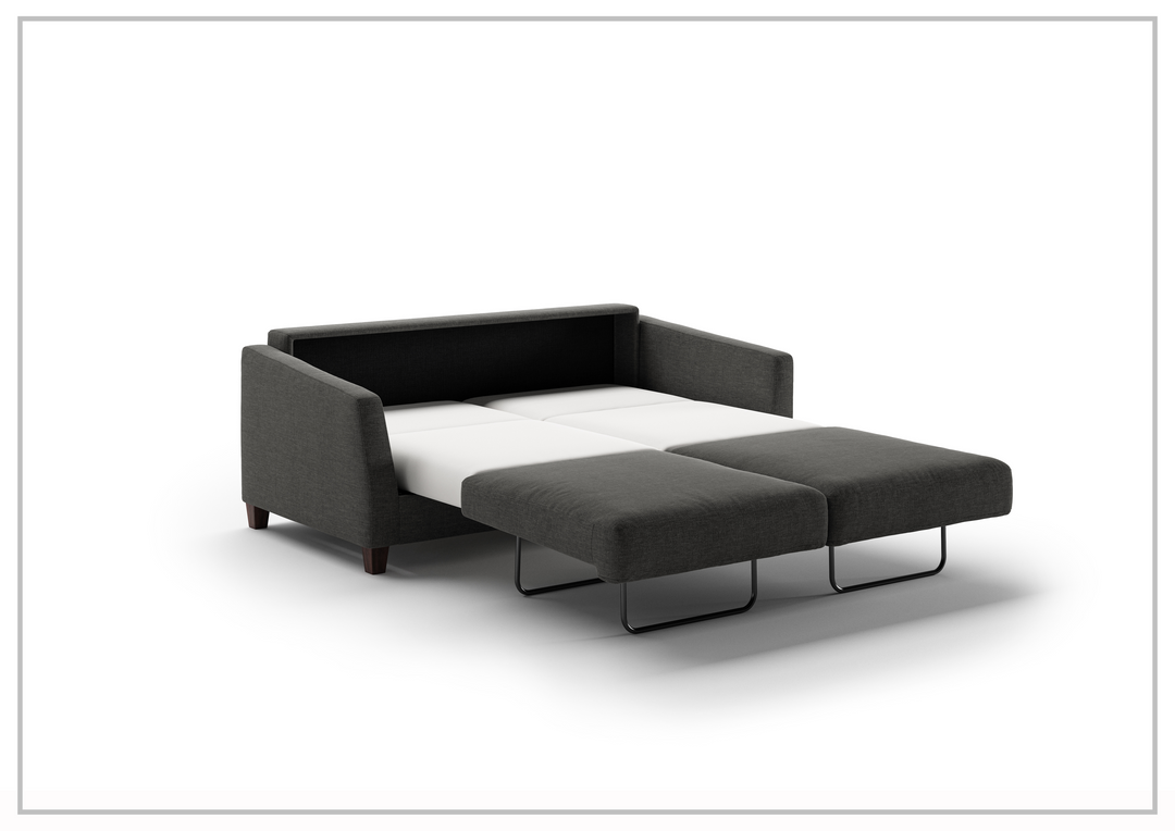 Monika Queen Sleeper Sofa With Wood or Chrome Legs