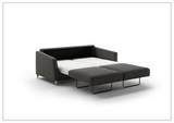 Luonto Monika Fabric Queen Sleeper Sofa With Wood or Chrome Legs-SOFABED