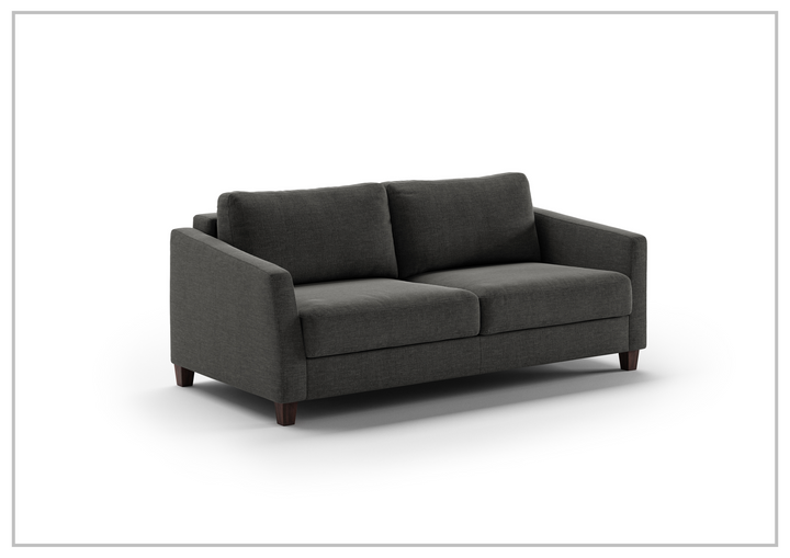 Luonto Monika Fabric Queen Sleeper Sofa With Wood or Chrome Legs-SOFABED