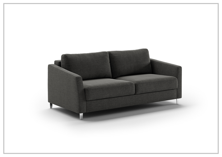 Luonto Monika Fabric Queen Sleeper Sofa With Wood or Chrome Legs-SOFABED