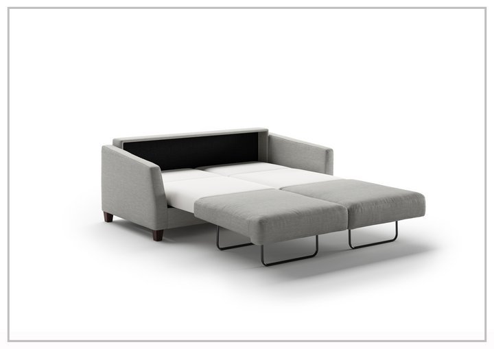 Luonto Monika Fabric Queen Sleeper Sofa With Wood or Chrome Legs-SOFABED