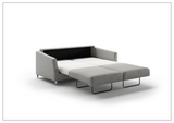 Luonto Monika Fabric Queen Sleeper Sofa With Wood or Chrome Legs-SOFABED
