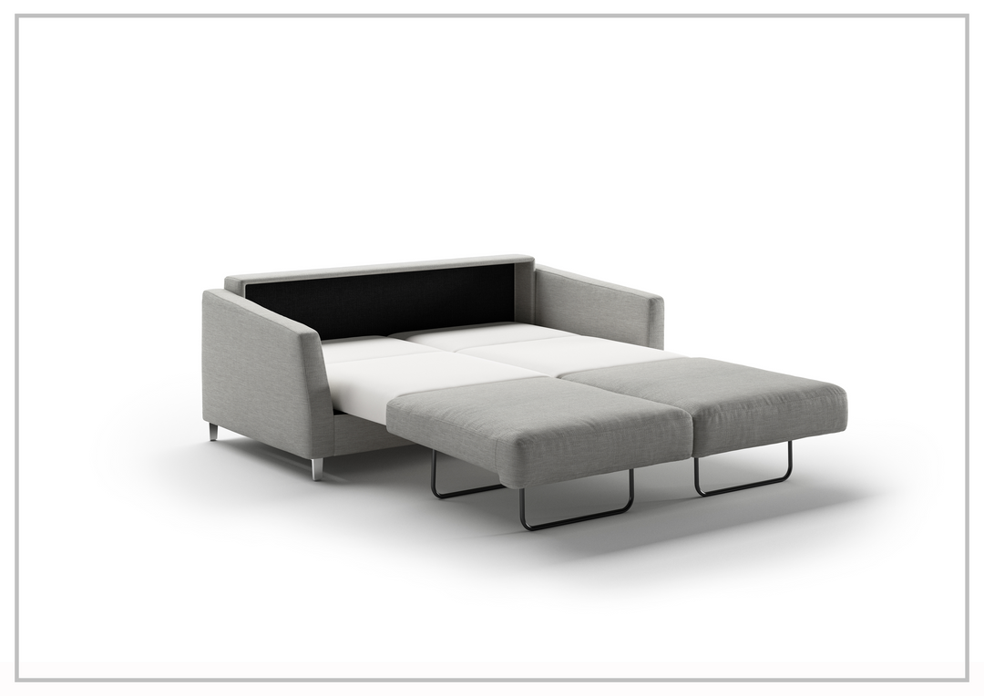Luonto Monika Fabric Queen Sleeper Sofa With Wood or Chrome Legs-SOFABED