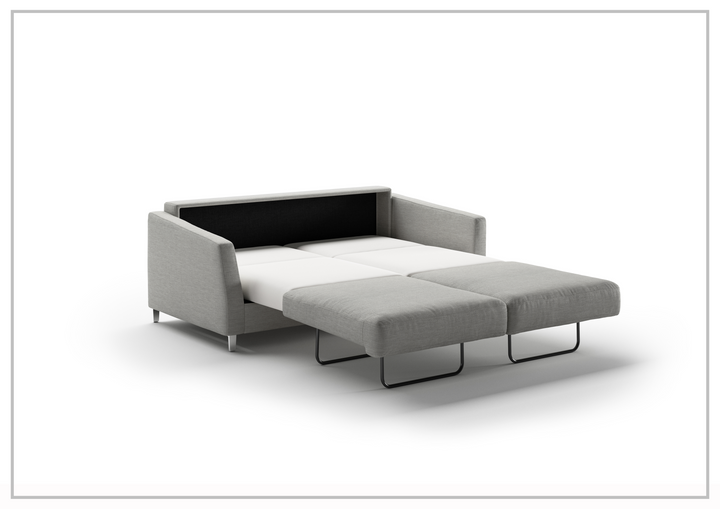 Luonto Monika Fabric Queen Sleeper Sofa With Wood or Chrome Legs-SOFABED