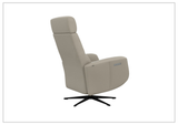 Fjords Magnus Leather Power Recliner Chair with Swivel Glider Base-Sofa Bed