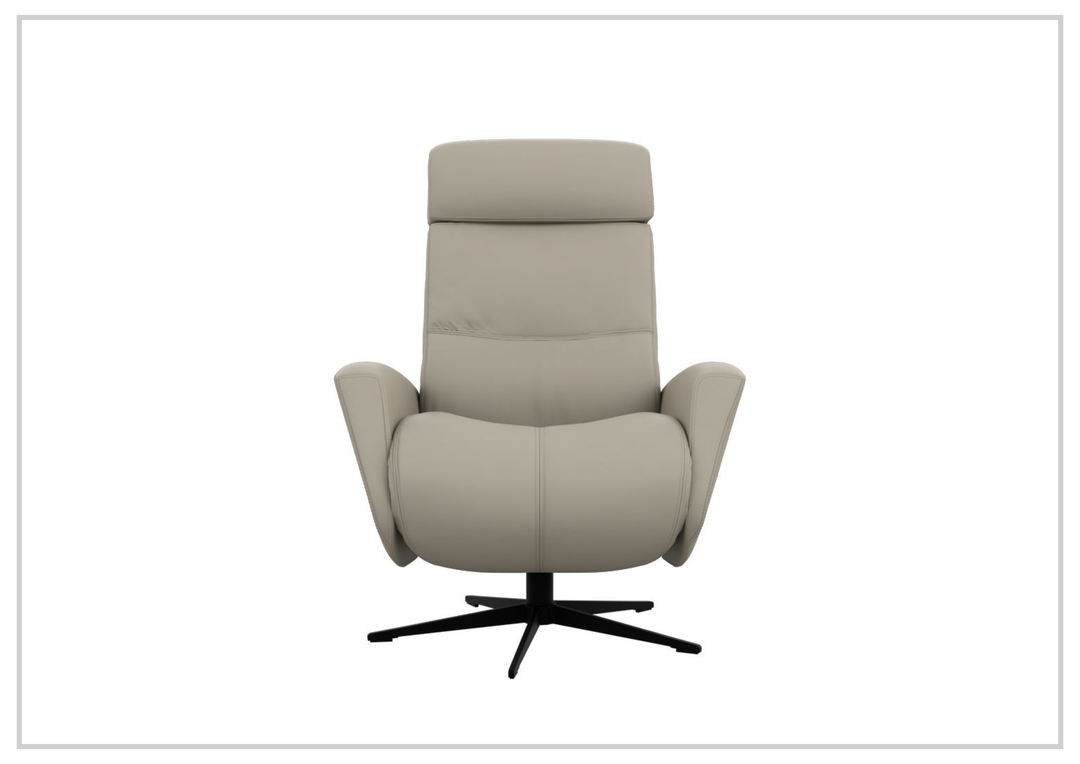 Fjords Magnus Leather Power Recliner Chair with Swivel Glider Base-Sofa Bed