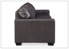 Mayan Queen Gray and Chocolate Leather Sleeper Sofa