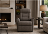 Fjords Memphis Leather Lift Recliner Chair with Motorized Headrest