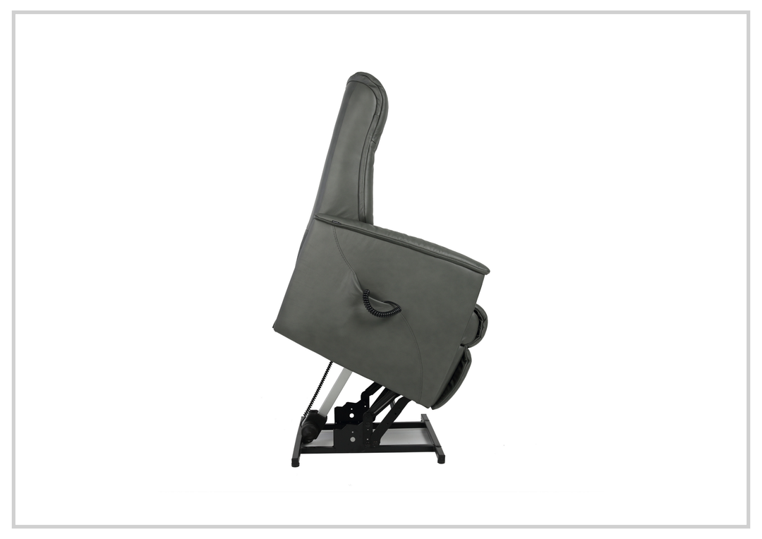Fjords Memphis Leather Lift Recliner Chair with Motorized Headrest- Sofa Bed