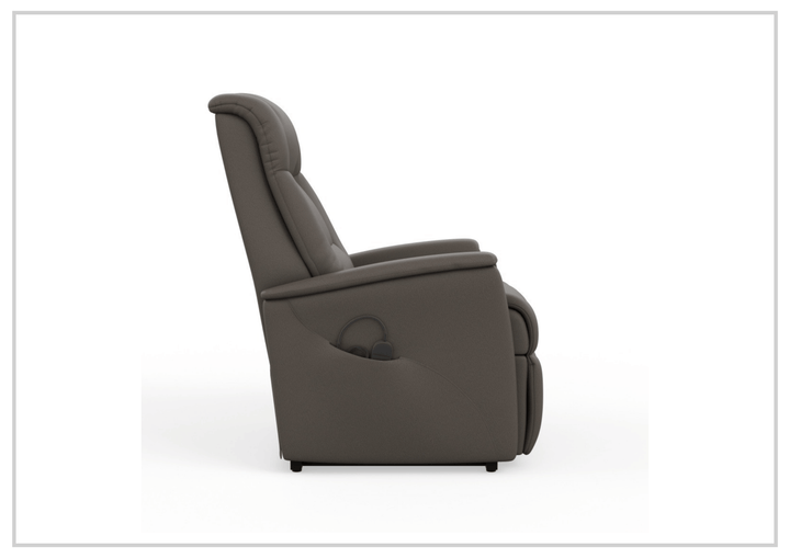 Fjords Memphis Leather Lift Recliner Chair with Motorized Headrest