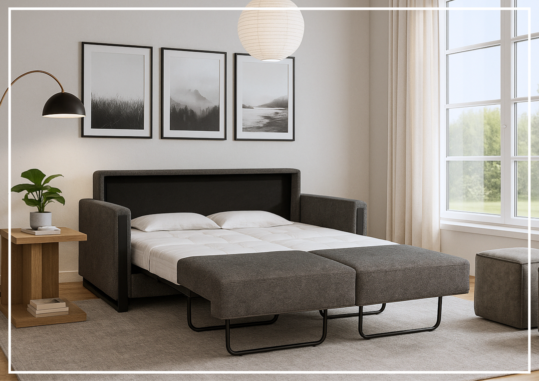Fjords Mia Fabric Sleeper Sofa-SOFABED