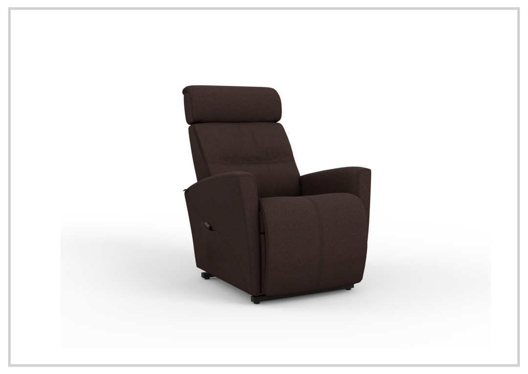 Fjords Milan Leather Power Lift Recliner Chair with Motorized Headrest-Sofabed