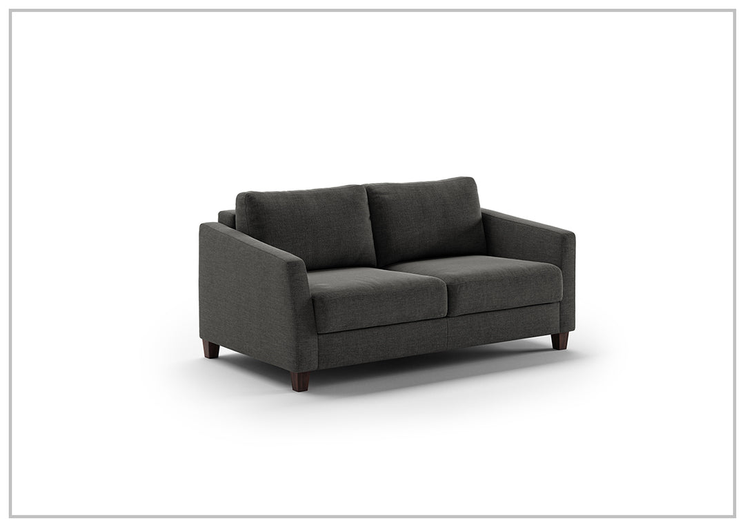 Luonto Monika Fabric Sleeper Sofa With Wood or Chrome Legs