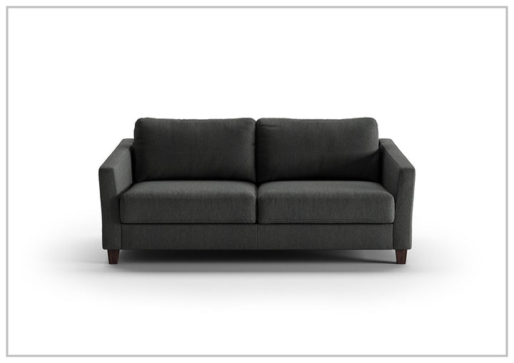 Luonto Monika Fabric Sleeper Sofa With Wood or Chrome Legs