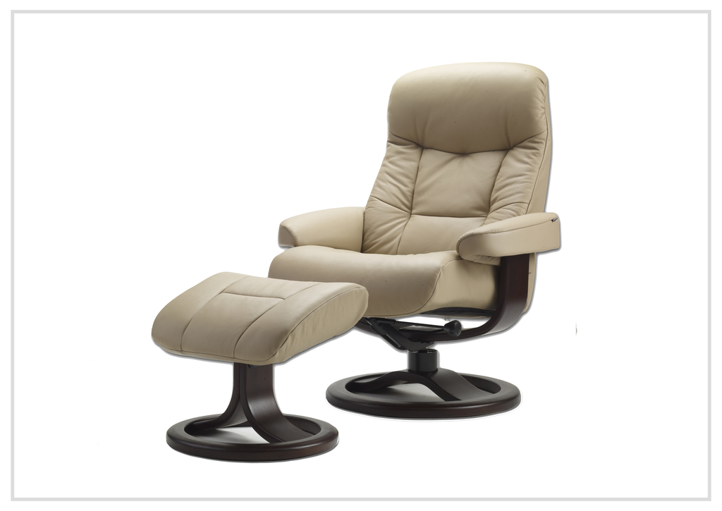 Fjords Muldal R Recliner Chair with Neck Support and Swivel Base