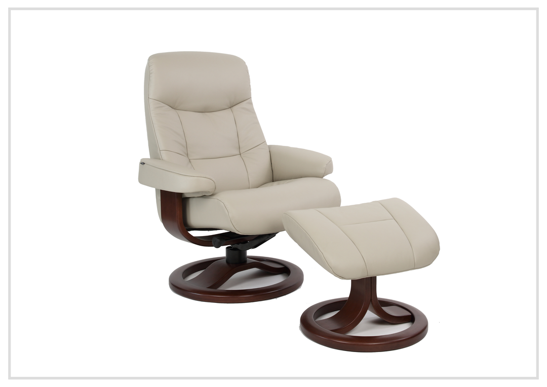 Fjords Muldal R Recliner Chair with Neck Support and Swivel Base