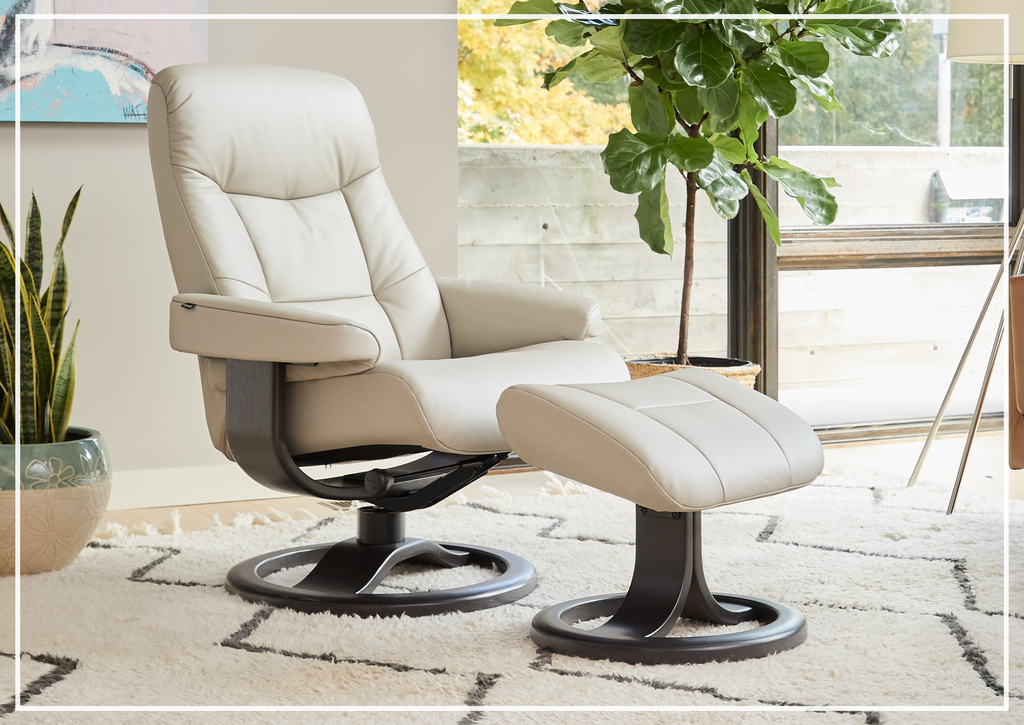 Fjords Muldal R Recliner Chair with Neck Support and Swivel Base