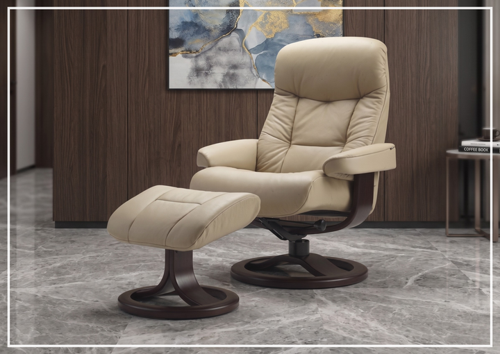 Fjords Muldal R Recliner Chair with Neck Support and Swivel Base