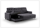 Noah 3- Seater Sectional Sofa Sleeper With Reversible Chaise