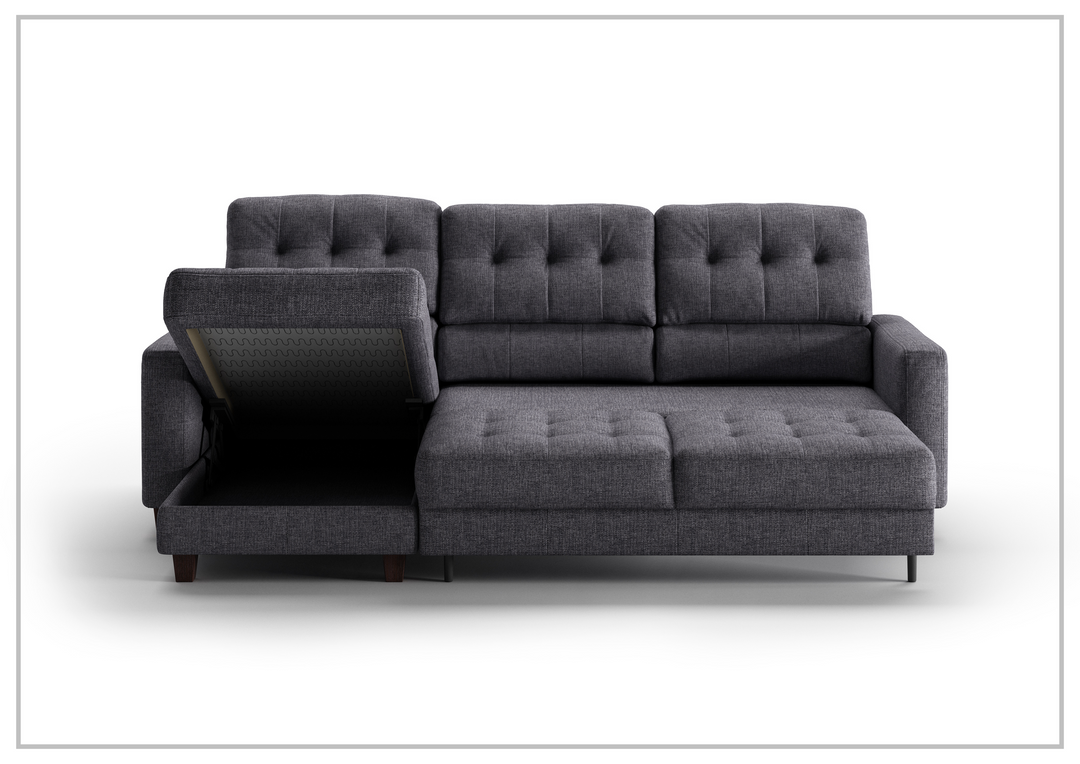 Noah 3- Seater Sectional Sofa Sleeper With Reversible Chaise