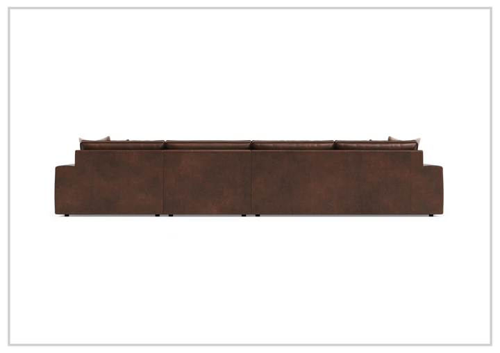 Bernhardt Nest Leather Modular Sectional With Chaise