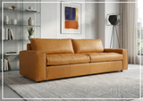 Bernhardt Nest Leather Sofa with Modern Styling