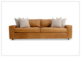 Bernhardt Nest Leather Sofa with Modern Styling