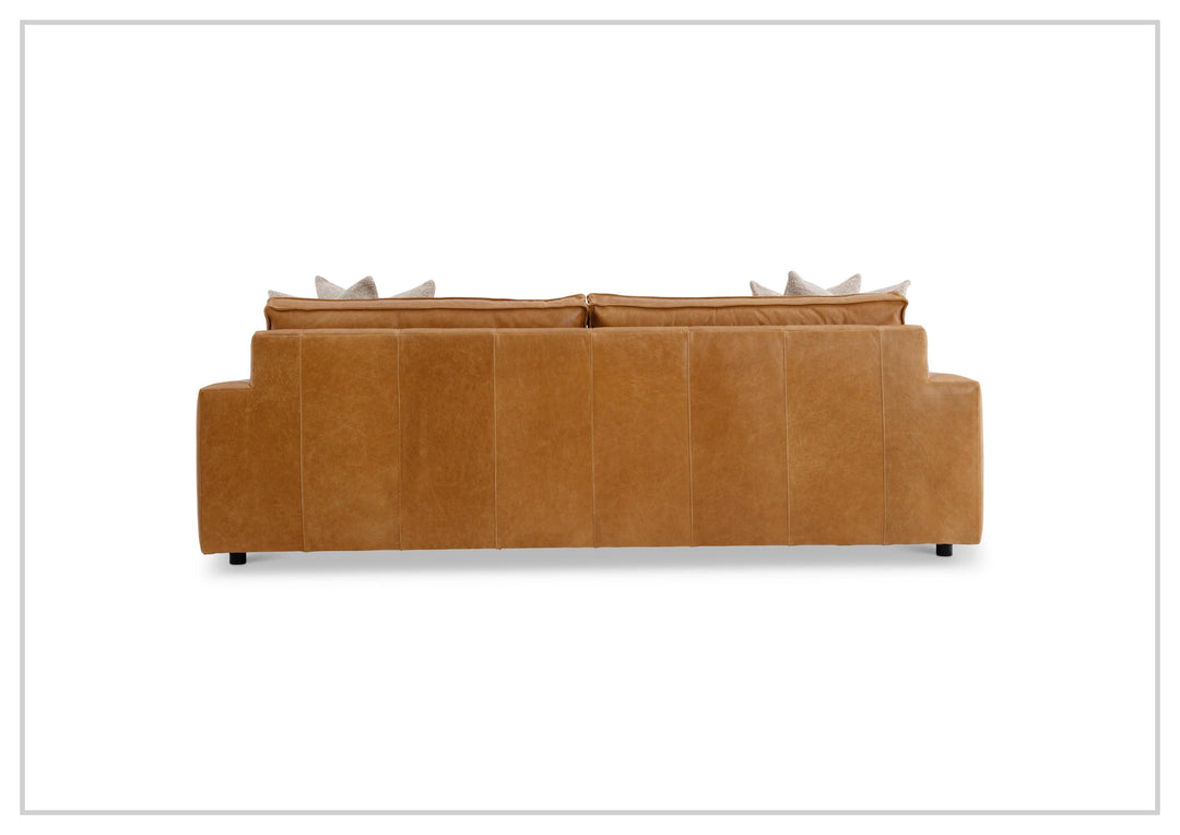 Bernhardt Nest Leather Sofa with Modern Styling