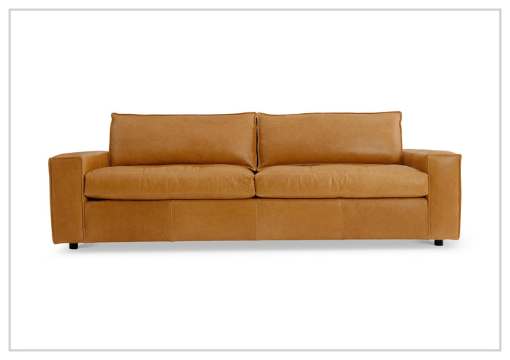 Bernhardt Nest Leather Sofa with Modern Styling