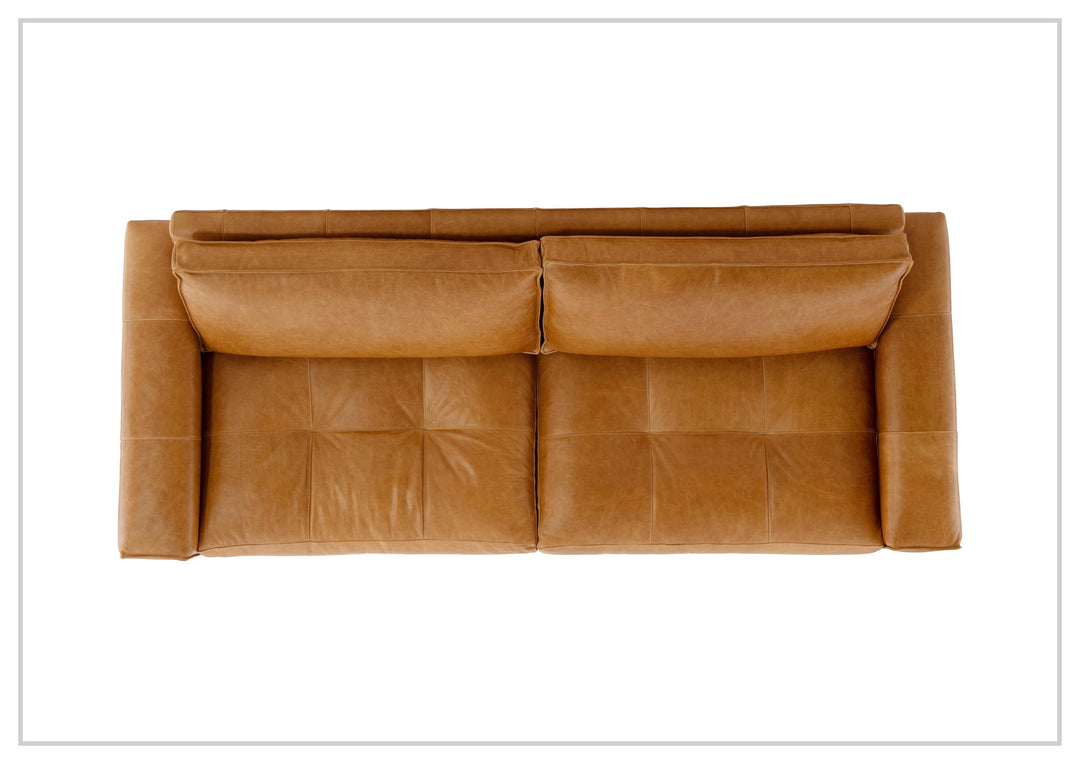 Bernhardt Nest Leather Sofa with Modern Styling