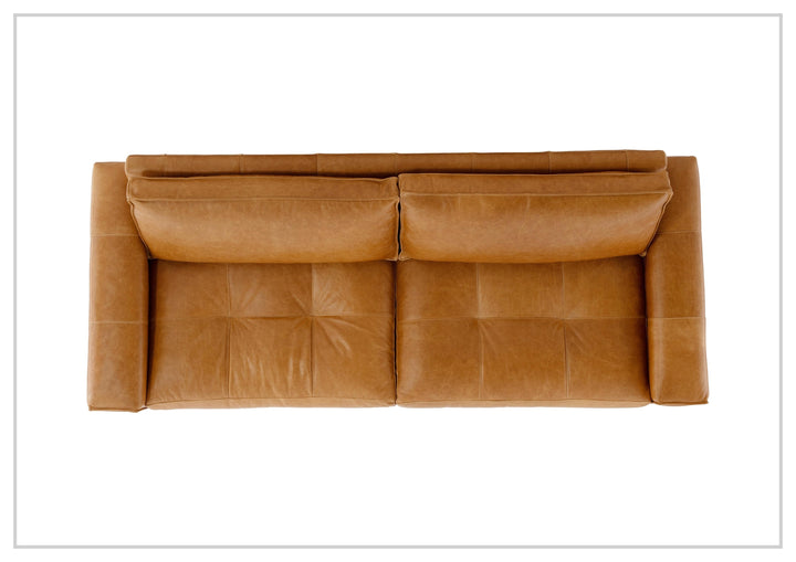 Bernhardt Nest Leather Sofa with Modern Styling