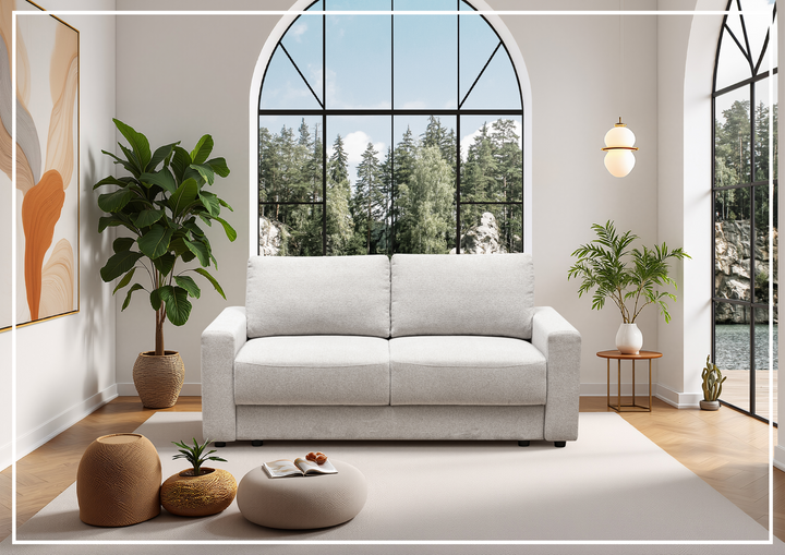 Klaussner Nestle Pullout Sleeper Sofa with Track Arms-SOFABED