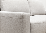 Klaussner Nestle Pullout Sleeper Sofa with Track Arms-SOFABED