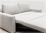 Klaussner Nestle Pullout Sleeper Sofa with Track Arms-SOFABED