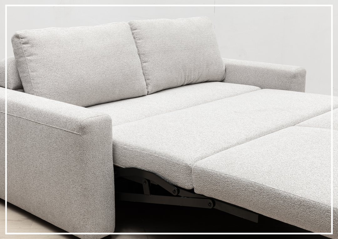 Klaussner Nestle Pullout Sleeper Sofa with Track Arms-SOFABED