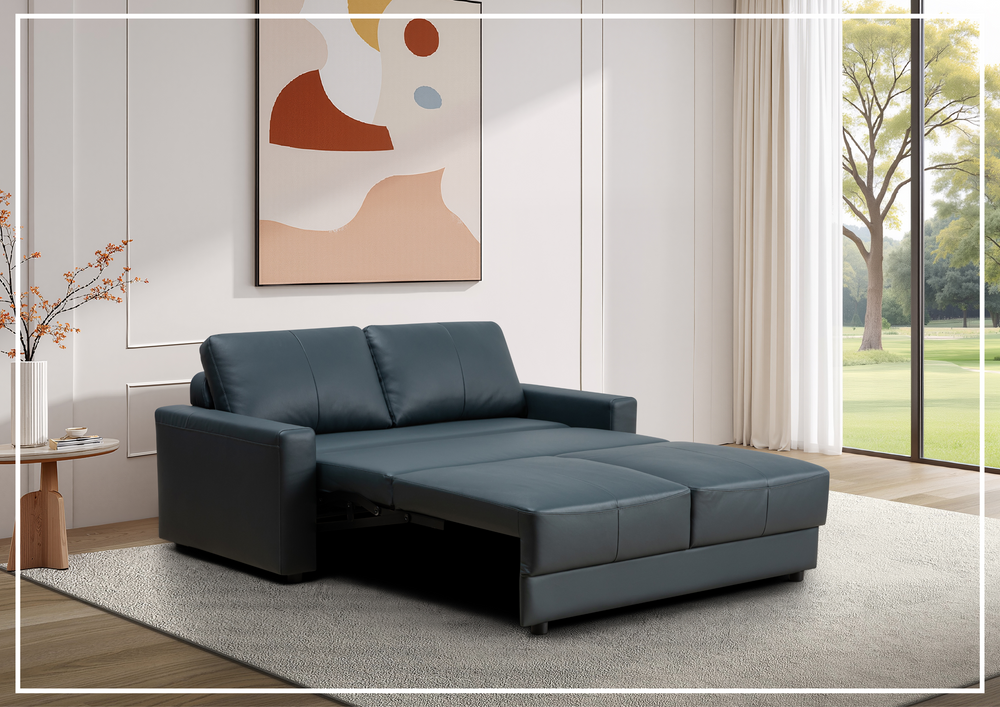 Klaussner Nestle Pullout Sleeper Sofa with Track Arms-SOFABED