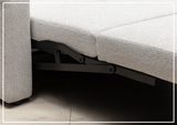 Klaussner Nestle Pullout Sleeper Sofa with Track Arms-SOFABED