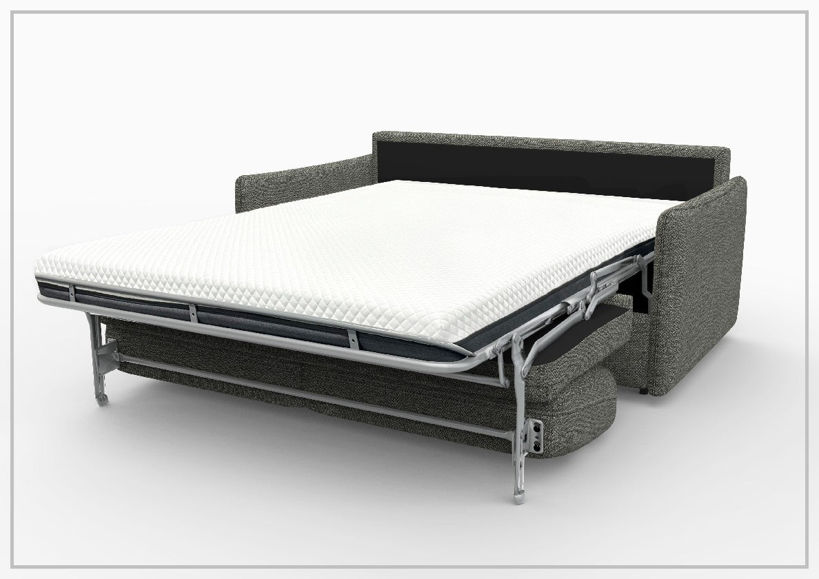New York Sleek Sofa Sleeper with Memory Foam Mattress In Full Size