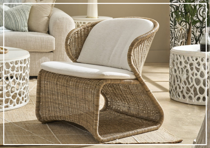 Universal Furniture Oasis Coastal Fabric Lounge Chair