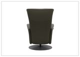 Fjords Oskar Leather Power Recliner Chair with Swivel Glider Base-Sofa Bed