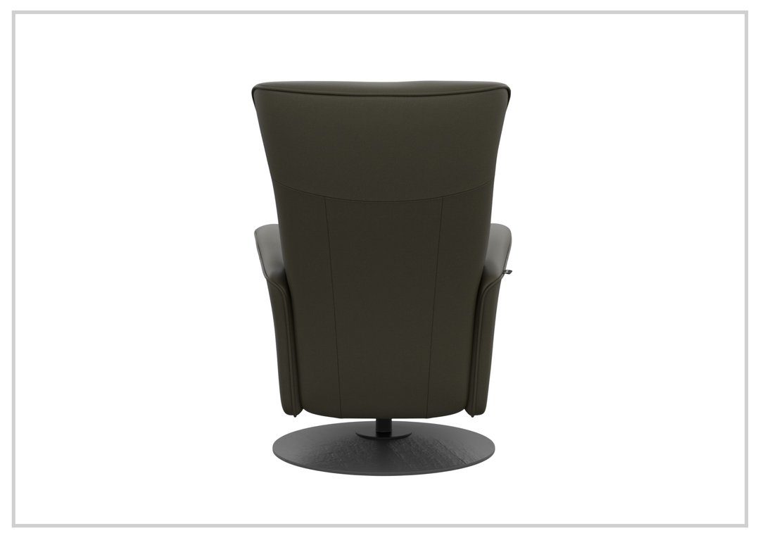 Fjords Oskar Leather Power Recliner Chair with Swivel Glider Base-Sofa Bed