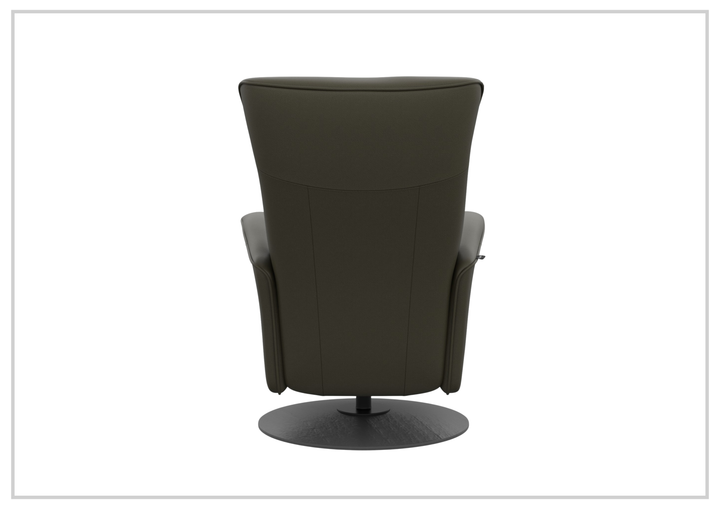 Fjords Oskar Leather Power Recliner Chair with Swivel Glider Base-Sofa Bed