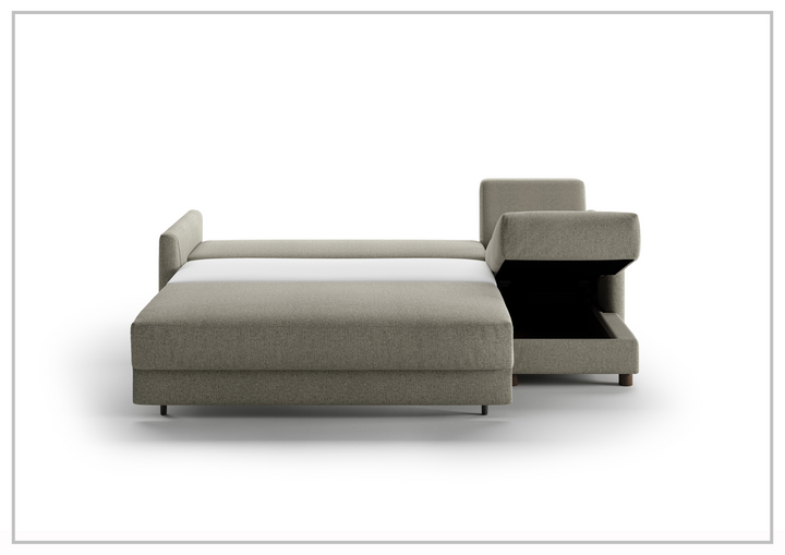 Pint 3-Seater L-Shaped Fabric Sectional Sleeper Sofa