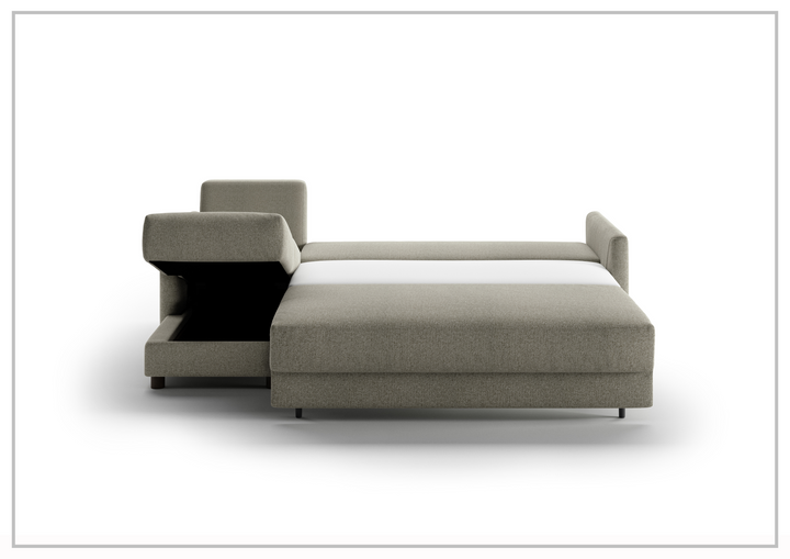 Pint 3-Seater L-Shaped Fabric Sectional Sleeper Sofa