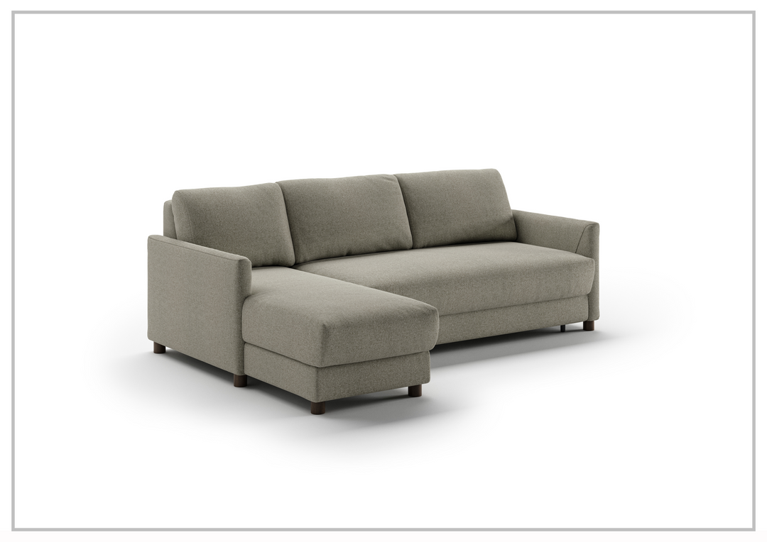 Pint 3-Seater L-Shaped Fabric Sectional Sleeper Sofa