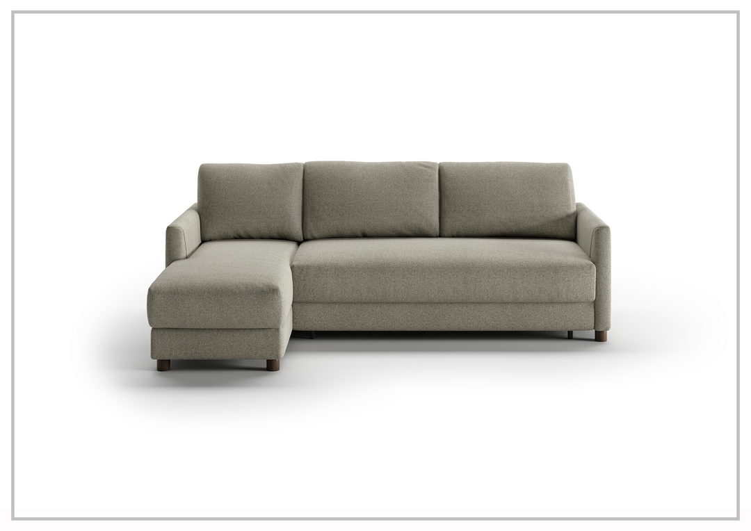 Pint 3-Seater L-Shaped Fabric Sectional Sleeper Sofa