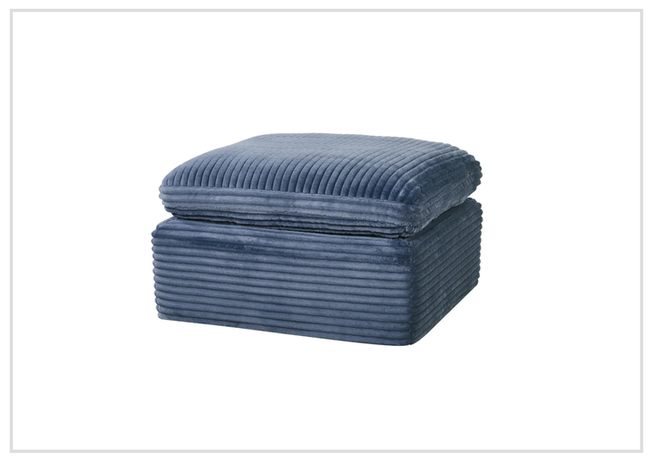 Klaussner Pacira Fabric 3-Seater Sofa With Matching Ottoman - SOFABED