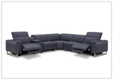 Gio Italia Picasso 6 Pcs Motion Recliner Sectional Sofa