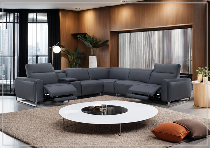 Gio Italia Picasso 6 Pcs Motion Recliner Sectional Sofa