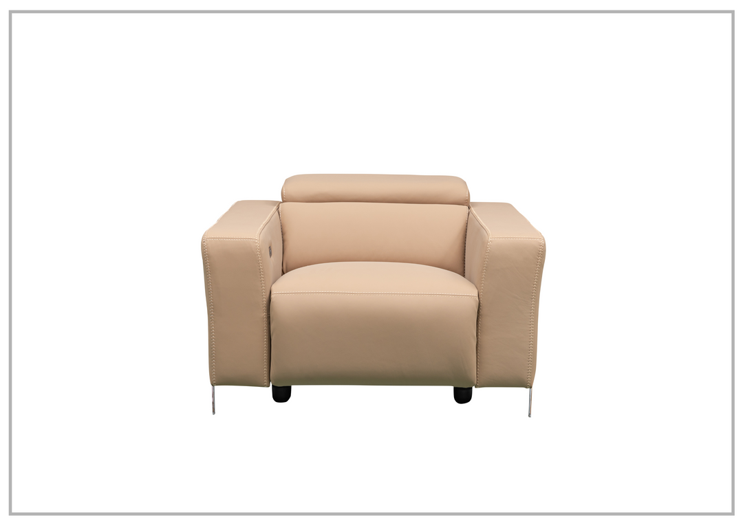 Prestigio 3-Seater Top Grain Stone Wash Leather Reclining chair